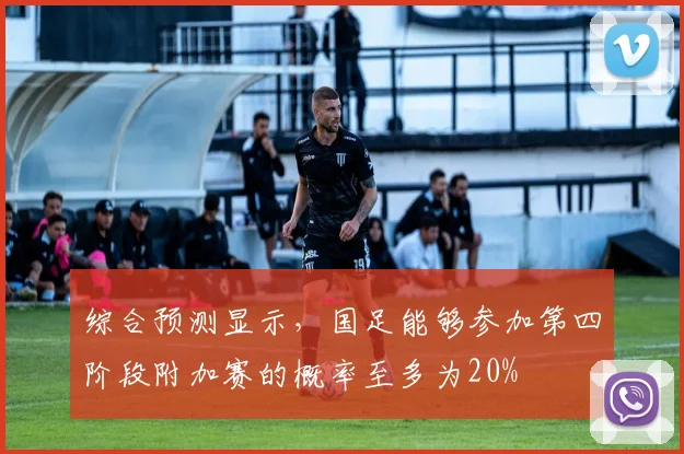 综合预测显示，国足能够参加第四阶段附加赛的概率至多为20%